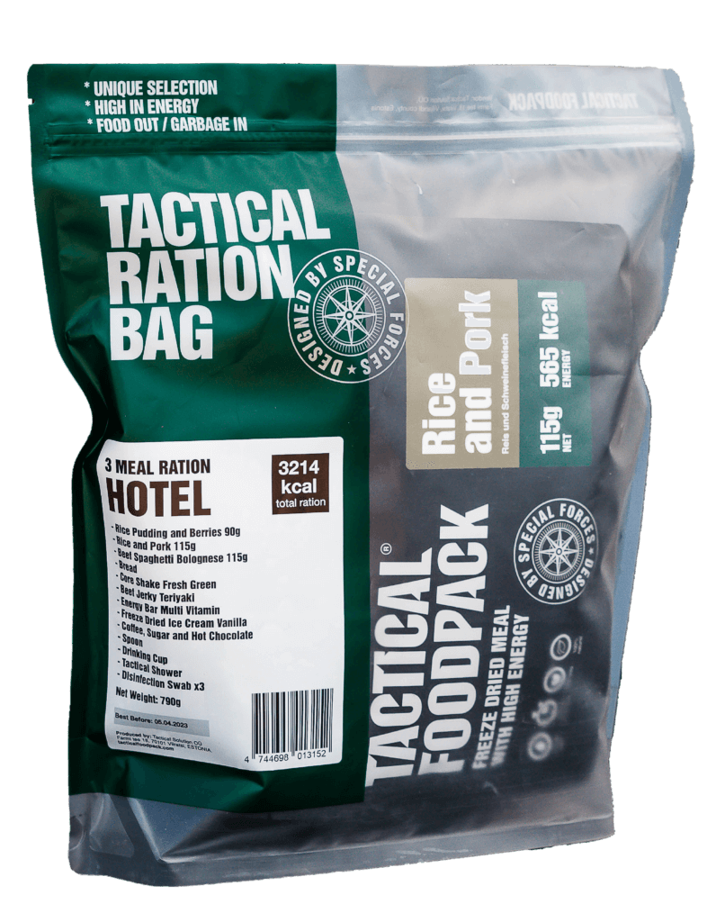 Tactical Foodpack HOTEL 3 Meal Ration